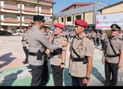 Polres Gowa Gelar Sertijab Kasat dan Kapolsek, Kapolres Pimpin Langsung Prosesi