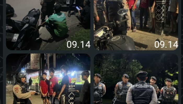 Ciptakan Situasi Kondusif di Wilayah Hukum Polres Gowa, Perintis Presisi Samapta Gelar Patroli KRYD Mobile Hunting