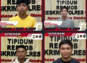 Unit Resmob Polres Gowa Tangkap Lima Pelaku Penganiayaan Anak di Bawah Umur