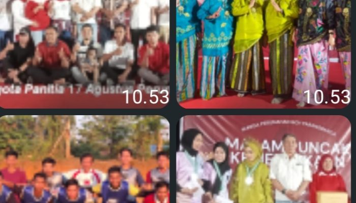 Malam Puncak Pesta Rakyat HUT ke-80 RI, Peserta Meriah Pertandingan Penerimah Hadiah