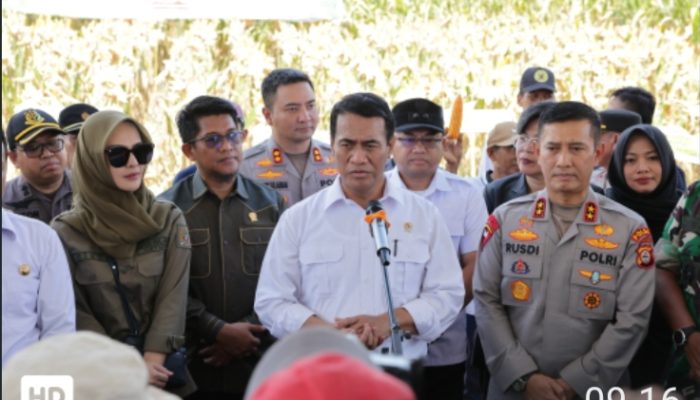 Kapolres Gowa Dampingi Kapolda Sulsel Ikuti Panen Raya Jagung Serentak Kuartal III Secara Virtual