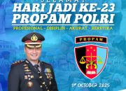 Kapolres Gowa Beserta Staf dan Jajaran Ucapkan Selamat Hari Jadi ke-23 Propam Polri