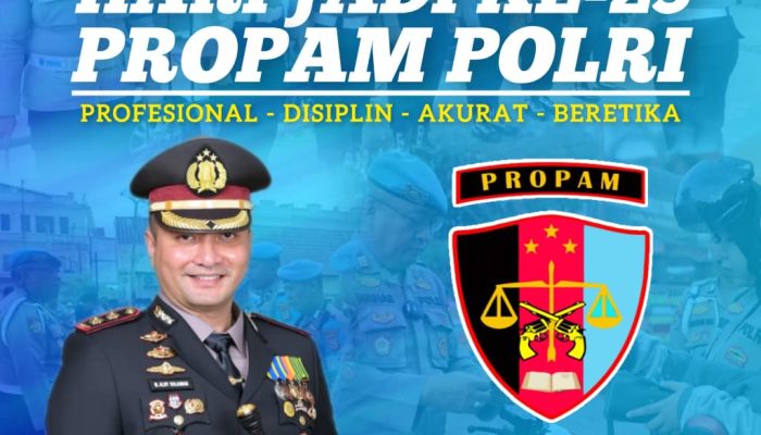 Kapolres Gowa Beserta Staf dan Jajaran Ucapkan Selamat Hari Jadi ke-23 Propam Polri