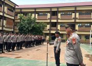 Polres Gowa Gelar Apel Siaga Antisipasi Aksi Unjuk Rasa Peringatan Satu Tahun Pemerintahan Prabowo–Gibran