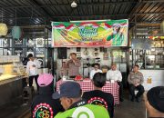 Dirbinmas Sosialisasi Aplikasi “Mabbulo Sibatang” Didepan Komunitas Ojol