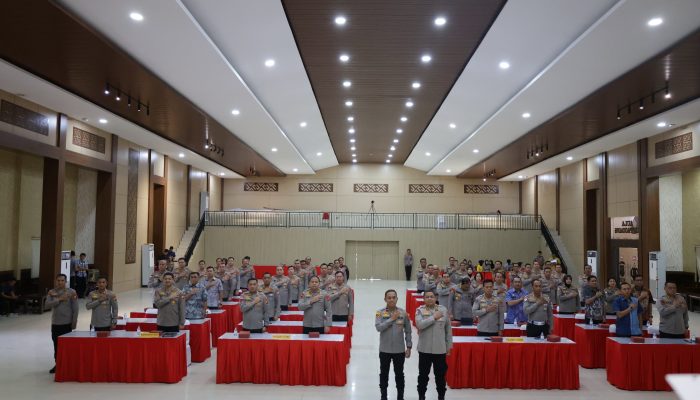 Kapolres Gowa Hadiri Taklimat Akhir Audit Kinerja Itwasda Polda Sulsel Tahap II T.A. 2025