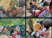 Bakti Kesehatan Sidokkes Polres Gowa Warnai Kegiatan Penanaman Jagung Serentak di Bontomarannu