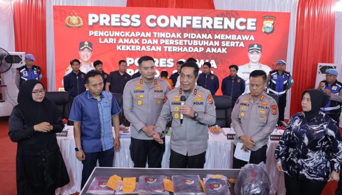 Press Conference Polres Gowa: Pelaku Kejahatan Anak Ditangkap Setelah Berulang Kali Beraksi