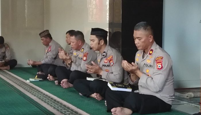 Pembinaan Rohani, Personel Polres Gowa Laksanakan Doa dan Yasinan Bersama