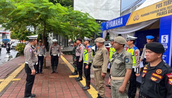 Apel Kesiapan Pos Terpadu, Polres Gowa dan Instansi Terkait Siap Beri Pelayanan Nataru
