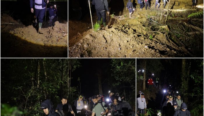 Polres Gowa Amankan Lokasi Ilegal Logging, Kapolres dan Wakil Bupati Tinjau Kondisi Lapangan