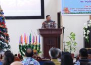 Kapolsek Bontomarannu Wakili Kapolres Gowa Hadiri Perayaan Natal Oikumene TNI–Polri, ASN dan Masyarakat di Bontomarannu