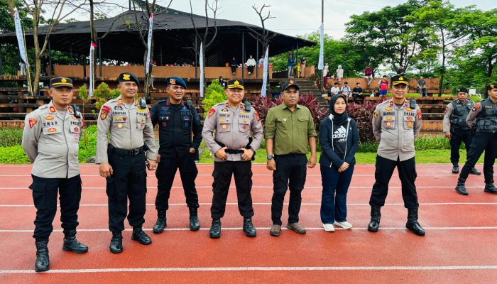 Personel Gabungan Polres Gowa–Brimobda Polda Sulsel Amankan Kegiatan Ketua Umum PSI