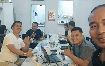 Kunjungan Silaturahmi Hangat di Warkop Lorong Tengah, Sirua Samata. Kelurahan Roman polong kecamatan somba Opu kabupaten Gowa