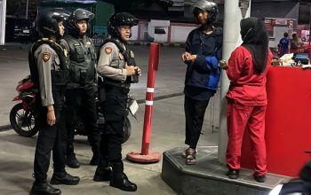 Patroli Perintis Samapta Polres Gowa Intensifkan KRYD, Pantau SPBU Antisipasi Kelangkaan BBM